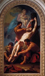 Męczennik św. Barthelemy Apostoła (malarstwo autorstwa Taddeusz (1727 1793) Kuntze