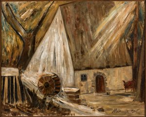 Młyn (w Banay) autorstwa Tadeusz Makowski
