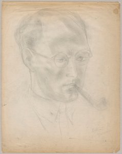 Portret Marcelego Gromeire autorstwa Tadeusz Makowski
