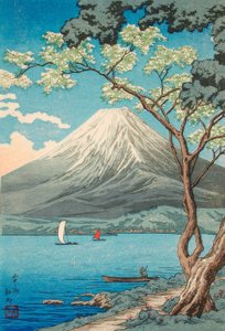 Góra Fuji vo m Yamanaka-See