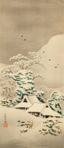 Sawatari w śniegu autorstwa Takahashi Hiroaki