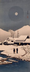 Śnieg w Nipponmatsu autorstwa Takahashi Hiroaki