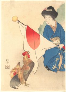 "Totenko" Bungei Club Vol. 15 nr 1 Frontispiece autorstwa Takeuchi Keishū
