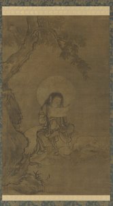 Fugen, okres Muromachi (atrament i kolor na jedwabiu) autorstwa Takuma Eiga