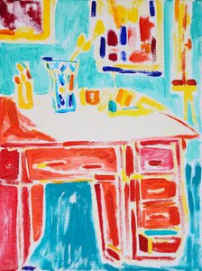 Biurko „Vibrant Studio” autorstwa Tamara Jare