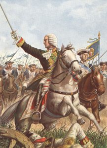 Karol Emmanuel III w bitwie pod Guastalla w 1734 r. autorstwa Tancredi Scarpelli