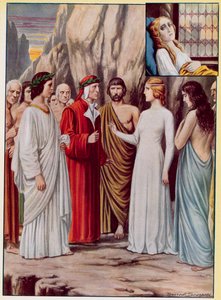 Ilustracja do Boskiej Komedii Dantego autorstwa Tancredi Scarpelli