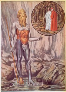 Ilustracja do Boskiej Komedii Dantego autorstwa Tancredi Scarpelli