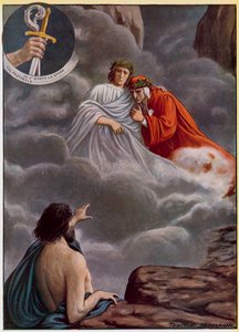 Ilustracja do Boskiej Komedii Dantego autorstwa Tancredi Scarpelli