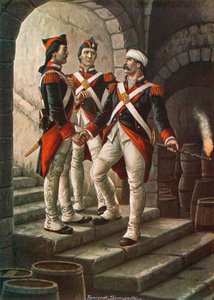 Pietro Micca Turino apgultyje, 1706 m autorstwa Tancredi Scarpelli