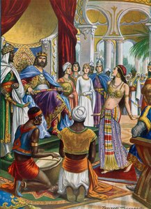 Roger II z Sycylii, który otaczał się orientalnym przepychem autorstwa Tancredi Scarpelli