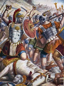 Starożytność rzymska: rzymski generał Lukullus (115-67 p.n.e.) podbił Tigrane II oraz armię pontycką i ormiańską i zajął Tigranocerte (Tigranokert lub Tigranocerta), który splądrował, Armenię, 6 października 69 pne (wojny wschodnie: rzymski generał Lukullu autorstwa Tancredi Scarpelli