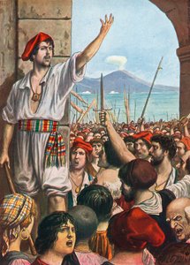 Tomasso Aniello, znany jako Masaniello, był wiodącym duchem buntu w Neapolu w 1647 r autorstwa Tancredi Scarpelli
