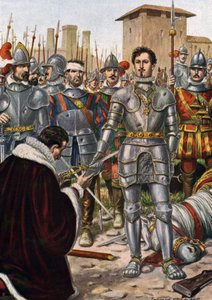 Wojna Włoch (1521-1526): Bitwa pod Pawią (24 lutego 1525) autorstwa Tancredi Scarpelli