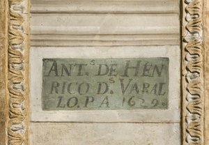 Podpis Artysty, Kaplica Anioła Stróża autorstwa Tanzio da Varallo