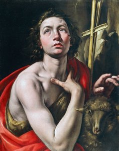 Św. Jan Chrzciciel, Tanzio da Varallo (ur. 1575-1580, zm. 1632-1633), olej na płótnie