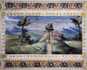 Widok Vitorchiano autorstwa Tarquinio Ligustri