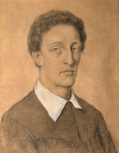 Portret poety Aleksandra Błoka”, 1880-1921, 1906. autorstwa Tatyana Nikolaevna Gippius