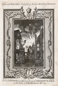 Wielki pożar Londynu, 1666 c1783 autorstwa Taylor