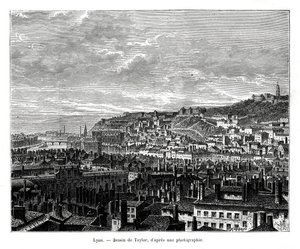 Lyon, Francja, XIX w. autorstwa Taylor