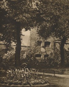 Miejsce więzienia Marshalsea z cmentarza św. Jerzego, Southwark, ok. 1935. autorstwa Taylor