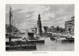 Kalkmarkt, Amsterdam, Holandia, 1879 autorstwa Taylor