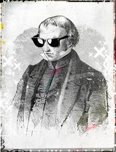 Mr. aurinkolasit, 2015 (Kollaasi kankaalle)kiillotus autorstwa Teis Albers