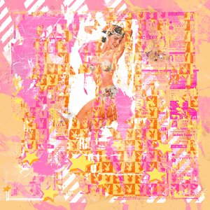 Pinup2, 2014 (media mieszane na płótnie) autorstwa Teis Albers