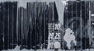 Pudel Doodle, 2015 (kolaż na płótnie) autorstwa Teis Albers