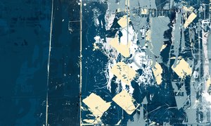 Quilty, 2014 (kolaż na płótnie) autorstwa Teis Albers