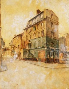 Montmartre autorstwa Telemaco Signorini
