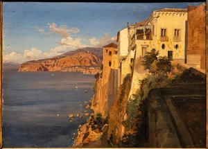 Teodoro Duclère: "Dom Tassa w Sorrento", obraz olejny, ok. 1862.