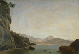 Widok na Zatokę Salerno (olej na płótnie)