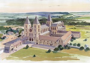 Gisborough Priory, Redcar i Cleveland, ok. XV w. ok. 1995–2005. autorstwa Terry Ball