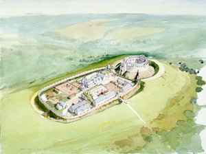 Zamek Restormel, XIV wiek, ok. 1990-2010