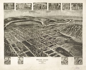 Mount Union, Huntingdon Co. autorstwa Thaddeus Mortimer Fowler