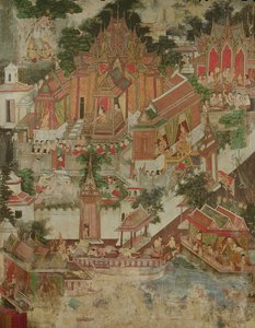 Vessantara Jataka, Wat Suwannaram, Thonburi, 1831 autorstwa Thai School