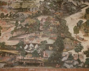 Wirharn Sasada, Życie na wsi, Wat Bowonniwet Vihara autorstwa Thai School