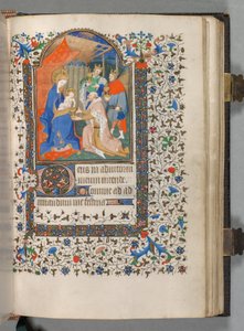 Księga godzin (użycie Paryża): Fol. 67r, Adoracja Trzech Króli