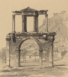Łuk Hadriana, 1890.