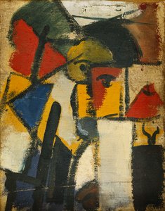 Głowa; Tete, 1914 autorstwa Theo van Doesburg