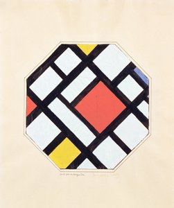 Studium do kompozycji, 1923 autorstwa Theo van Doesburg