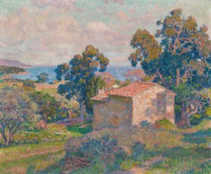 Pejzaż z Prowansji autorstwa Théo van Rysselberghe