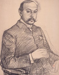 Portret Francisa Vielé-Griffina autorstwa Théo van Rysselberghe