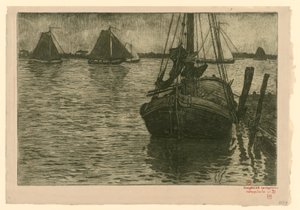 Powrót łodzi autorstwa Théo van Rysselberghe