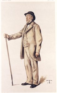 Sir John Lawes, angielski rolnik naukowy, 1882. autorstwa Theobald Chartan