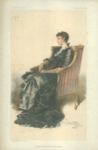 Gladys hrabina Lonsdale autorstwa Theobald Chartran