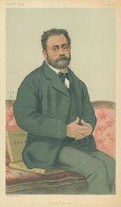 M Emile Zola, francuski realizm, 24 stycznia 1880, komiks Vanity Fair