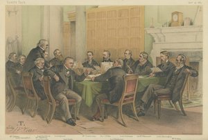 Rada Gabinetowa 1883 autorstwa Theobald Chartran