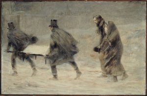 Pogrzeb autorstwa Theobald Chartran